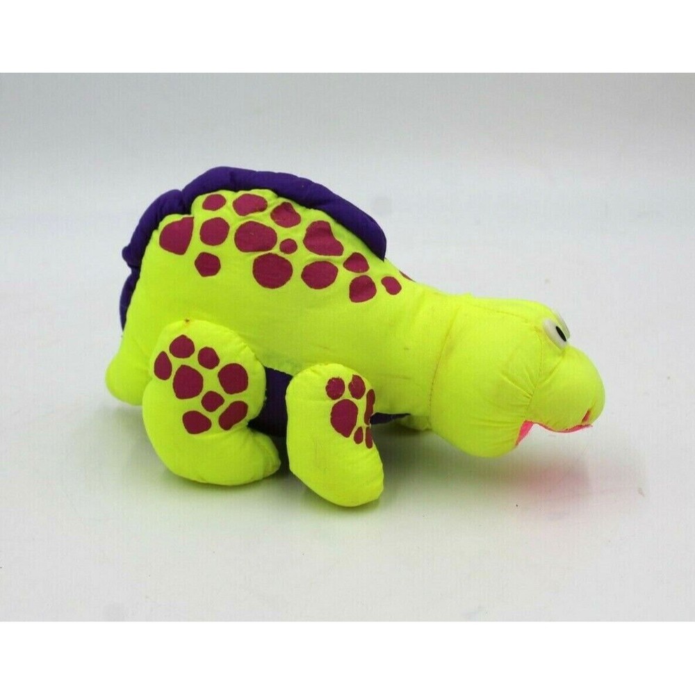Brontosaurus Dinosaur Animal Dinoroars Nylon Plush Toy Peachtree Playthings 9"
